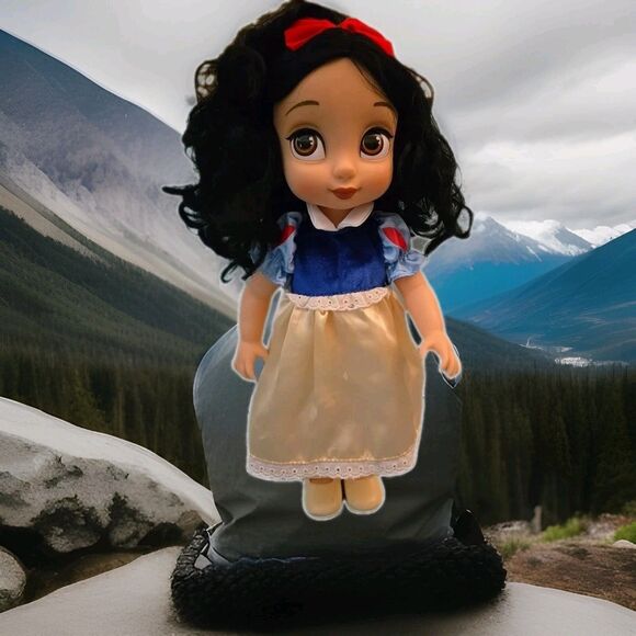 Disney Store Animators Collection Snow White Doll 15" Snow White Fair Skin - Picture 1 of 7